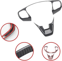 Load image into Gallery viewer, Bronco Steering Wheel Stickers Steering Wheel Carbon Fiber Sticker Car Decoration Accessories for Bronco 2021 2 PCS