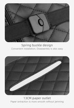 Load image into Gallery viewer, SENYAZON Tissue Holder for Car Diamond PU Leather Universal Car Sun Visor or Vehicle Backseat Tissue Holder