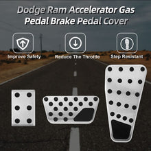 Load image into Gallery viewer, Aluminum alloy Car Styling Accelerator Gas Pedal Brake Pedal Cover AT For Dodge Ram Truck 2011-2018 Automotive Refit Pad