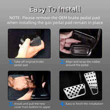 Load image into Gallery viewer, Aluminum alloy Car Styling Accelerator Gas Pedal Brake Pedal Cover AT For Dodge Ram Truck 2011-2018 Automotive Refit Pad