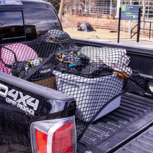 Load image into Gallery viewer, Highly Elastic Cargo Net, Simple Truck Bed Cargo Mesh Organizer, Suitable for Daily Light Loads of Trucks, 4'x4' Stretches to 7'x7'