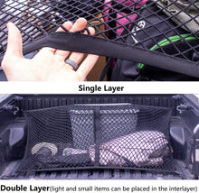 Load image into Gallery viewer, Highly Elastic Cargo Net, Simple Truck Bed Cargo Mesh Organizer, Suitable for Daily Light Loads of Trucks, 4'x4' Stretches to 7'x7'