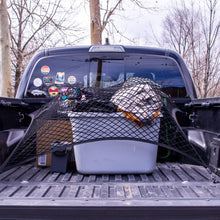 Load image into Gallery viewer, Highly Elastic Cargo Net, Simple Truck Bed Cargo Mesh Organizer, Suitable for Daily Light Loads of Trucks, 4'x4' Stretches to 7'x7'