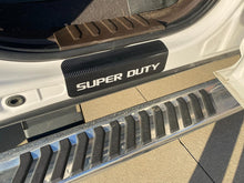 Load image into Gallery viewer, Car Vinyl Reflective Door Sill Decoration Scuff Plate for Ford Super Duty 4pcs