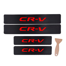 Load image into Gallery viewer, Carbon Fiber Vinyl Reflective Sticker Car Door Sill Trim Scratch Plate for CR-V