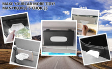 Load image into Gallery viewer, Senyazon 2 Pcs Car Tissue Holder, Visor Tissue Holder Car Tissue Holder for Car PU Leather Tissue Box Holder for Car Sun Visor & Seat Back