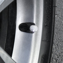 Load image into Gallery viewer, Valve Stem Caps, 4 Pack Handmade Crystal Tire Valve Caps for All Car Wheels