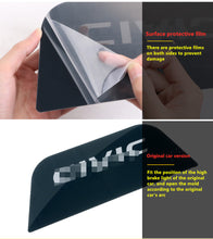 Load image into Gallery viewer, SENYAZON Civic High Brake Light Sticker Acrylic Projection Board Top Tail Light Stickers Car High Mounted Decorative Emblems for Civic