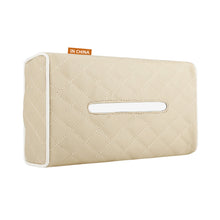 Load image into Gallery viewer, SENYAZON Tissue Holder for Car Diamond PU Leather Universal Car Sun Visor or Vehicle Backseat Tissue Holder