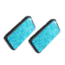 Load image into Gallery viewer, 2PCS Crystal Car Seat Belt Fastener Clip Ladies Rhinestone Pattern Car Accessories