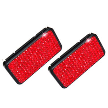 Load image into Gallery viewer, 2PCS Crystal Car Seat Belt Fastener Clip Ladies Rhinestone Pattern Car Accessories