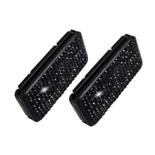 Load image into Gallery viewer, 2PCS Crystal Car Seat Belt Fastener Clip Ladies Rhinestone Pattern Car Accessories
