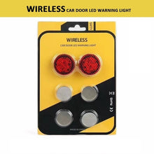 Load image into Gallery viewer, Wireless Door LED Warning Light Red Bulb Color Door Security Open Flash