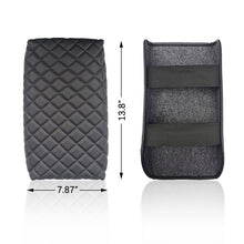 Load image into Gallery viewer, Car Armrest Cover Cover Grid Leather Case Stereo Armrest Cover for Civic 11th gen 2022