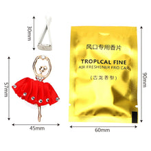 Load image into Gallery viewer, Car Vent Perfume Diamond Ballerina Girl Car Vent Air Freshener Solid Perfume