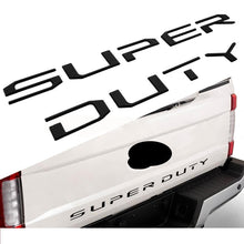 Load image into Gallery viewer, SENYAZON Letters Emblem for Super Duty 3D Tailgate Letters Emblem Sticker for Super Duty F250 F350 F450 2017-2019