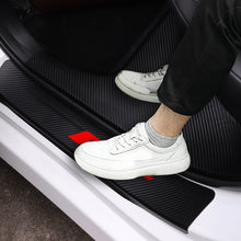 Load image into Gallery viewer, FIT Decal Sticker Carbon Fibre Vinyl Reflective Car Door Sill Decoration Scuff Plate for Honda FIT