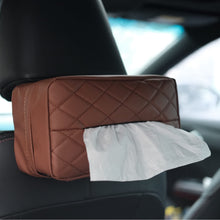 Load image into Gallery viewer, Car Standard Tissue Holder, 120 Tissues Box Cover for Car, Car Backseat Extra Large Tissue Organization fit for 120 Tissues per Box on Daily Use
