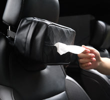 Load image into Gallery viewer, Car Standard Tissue Holder, 120 Tissues Box Cover for Car, Car Backseat Extra Large Tissue Organization fit for 120 Tissues per Box on Daily Use
