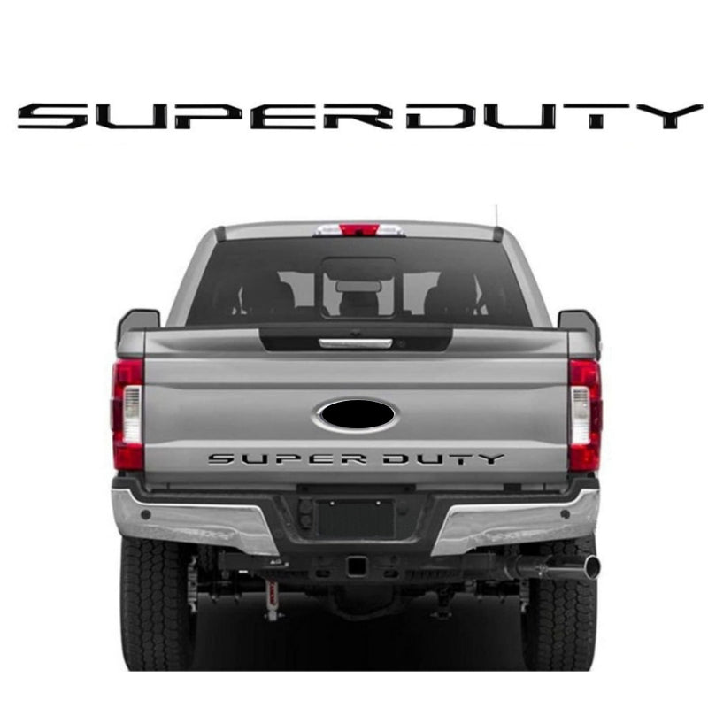 SENYAZON Letters Emblem for Super Duty 3D Tailgate Letters Emblem Sticker for Super Duty F250 F350 F450 2017-2019