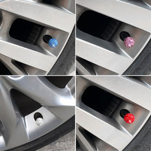 Load image into Gallery viewer, 4 piece / lot Car Tire Air Hats Tire Valve Caps Plastic Diamond Dustproof Caps
