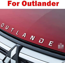 Load image into Gallery viewer, Car Hood 3D Letters Emblem Sticker Car Logo Sticker Car Stickers Styling for Outlander
