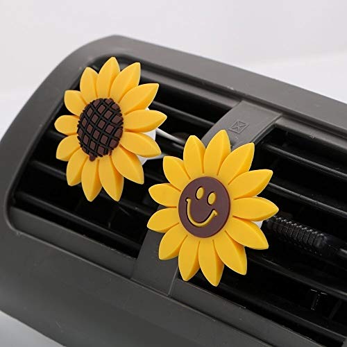 Car Sunflower Air Conditioner Outlet Clip Air Freshener is Suitable for All Cars