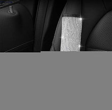 Load image into Gallery viewer, Car Headrest Pillow with Diamond + Neck Pad Neck Support Pillow Pad with Adjustable
