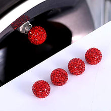 Load image into Gallery viewer, 4 piece / lot Car Tire Air Hats Tire Valve Caps Plastic Diamond Dustproof Caps
