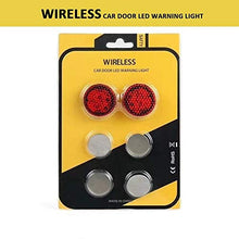 Load image into Gallery viewer, Wireless Door LED Warning Light Red Bulb Color Door Security Open Flash
