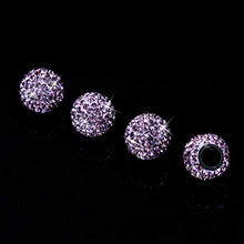 Load image into Gallery viewer, 4 piece / lot Car Tire Air Hats Tire Valve Caps Plastic Diamond Dustproof Caps
