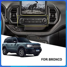 Load image into Gallery viewer, Bronco Centrel Contorl Decoration Frame Music Player Panel Decoration Frame Car Interior Decoration Stickers for Bronco 2021
