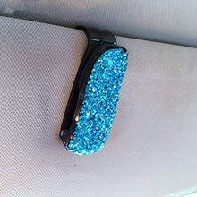 Load image into Gallery viewer, Car Rhinestone Mount Glasses Clip Glasses Holders Sun Visor Fastener Clip 2 PCS
