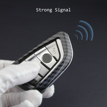 Load image into Gallery viewer, Carbon Fibre Car Key Case Car Remote Shell Cover For BMW 1 2 3 4 5 6 7 M Series X1 X3 X5 X6
