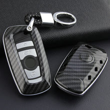 Load image into Gallery viewer, Carbon Fibre Car Key Case Car Remote Shell Cover For BMW 1 2 3 4 5 6 7 M Series X1 X3 X5 X6
