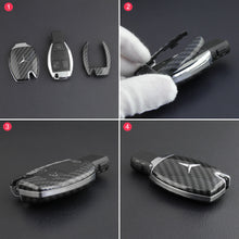Load image into Gallery viewer, Car Key Case Car Remote Shell Cover For Mercedes-Benz  A B C Class GLA GLC GLK GLS
