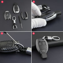 Load image into Gallery viewer, Car Key Case Car Remote Shell Cover For Mercedes-Benz  A B C Class GLA GLC GLK GLS
