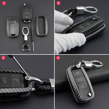 Load image into Gallery viewer, Car Key Case Car Remote Shell Cover For Volkswagen VW Golf MK6 Tiguan Jetta Passat
