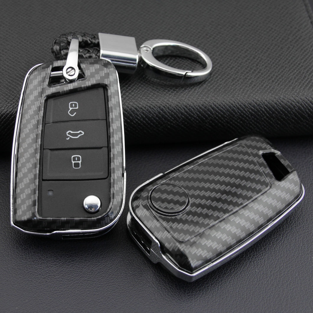 Car Key Case Car Remote Shell Cover For Volkswagen VW Polo Golf MK7 Tiguan Skoda SEAT