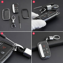Load image into Gallery viewer, Car Key Case For Landrover Discovery Range Rover Sport Jaguar EX EF EJ F-PACE
