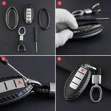 Load image into Gallery viewer, Car Key Case For Nissan Rogue/370Z/Altima/Sylphy/G-TR Infiniti Q/QX 30/50/60/70
