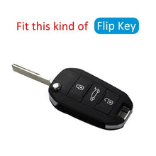 Load image into Gallery viewer, Car Key Case For Peugeot 208/301/308/508/2008/3008 Citroen C3/C4/C5/C-Elysee
