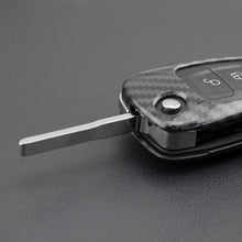Load image into Gallery viewer, Carbon Fiber Car Key Case Car Remote Shell Cover Fit For Ford Focus Escape Kuga

