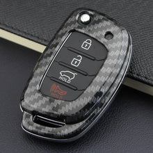 Load image into Gallery viewer, Car Key Case Car Remote Shell Cover For Hyundai Sonata Tucson Elantra Flip Key
