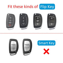 Load image into Gallery viewer, Car Key Case Car Remote Shell Cover For Hyundai Sonata Tucson Elantra Flip Key
