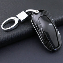 Load image into Gallery viewer, SENYAZON Car Key Case Car Remote Shell Cover Fit For Tesla Model3 ModelS
