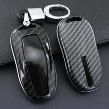 Load image into Gallery viewer, SENYAZON Car Key Case Car Remote Shell Cover Fit For Tesla Model3 ModelS
