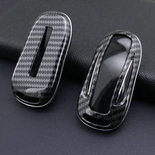 Load image into Gallery viewer, SENYAZON Carbon Fibre Car Key Case Car Remote Shell Cover Fit For Tesla Model X
