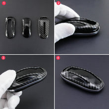 Load image into Gallery viewer, SENYAZON Carbon Fibre Car Key Case Car Remote Shell Cover Fit For Tesla Model X
