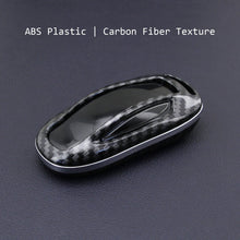 Load image into Gallery viewer, SENYAZON Carbon Fibre Car Key Case Car Remote Shell Cover Fit For Tesla Model X
